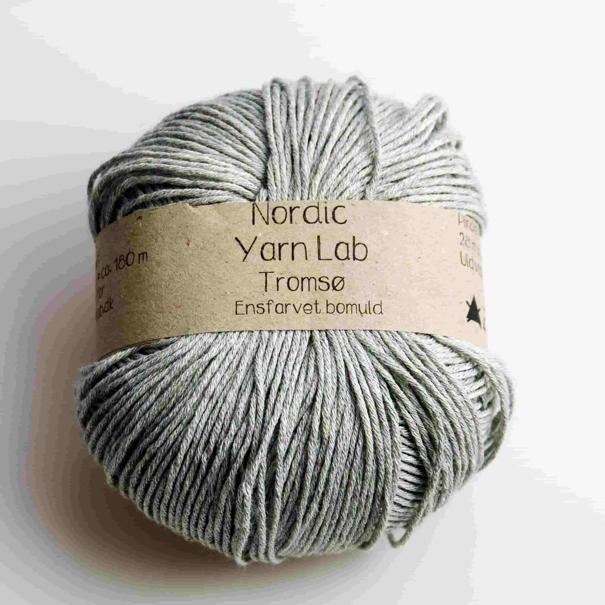 Tromsø Ensfarvet Meleret Lys Grå 0128