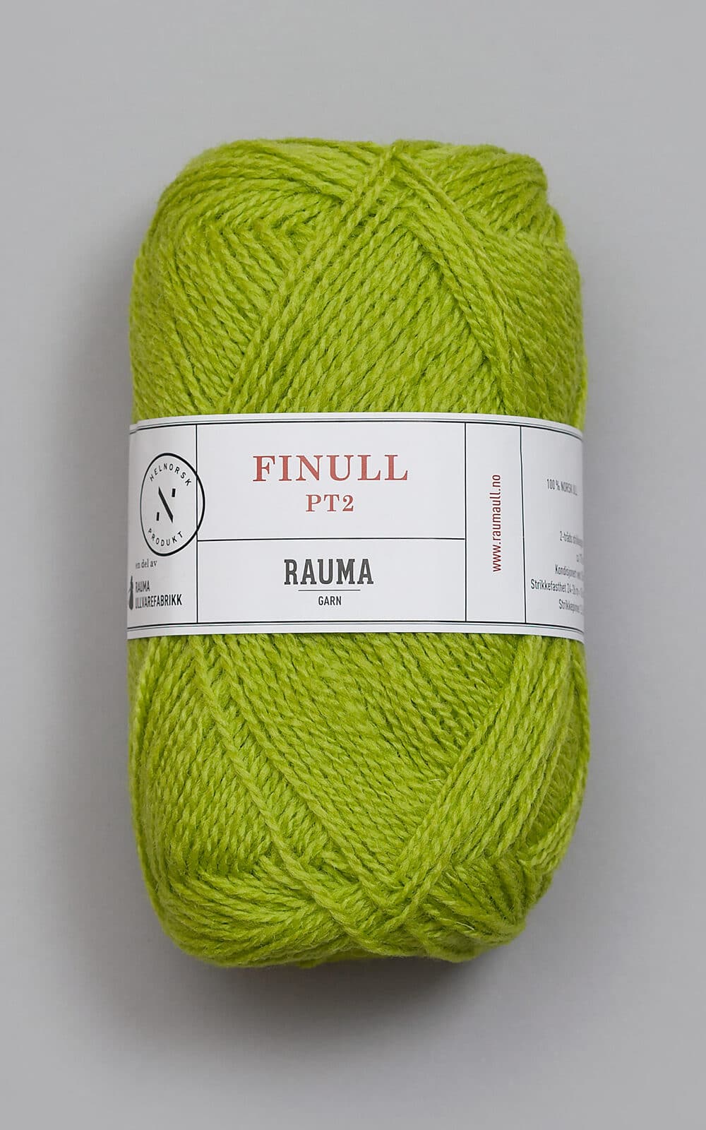 Finull - 454 Limegrøn - Garn - Rauma