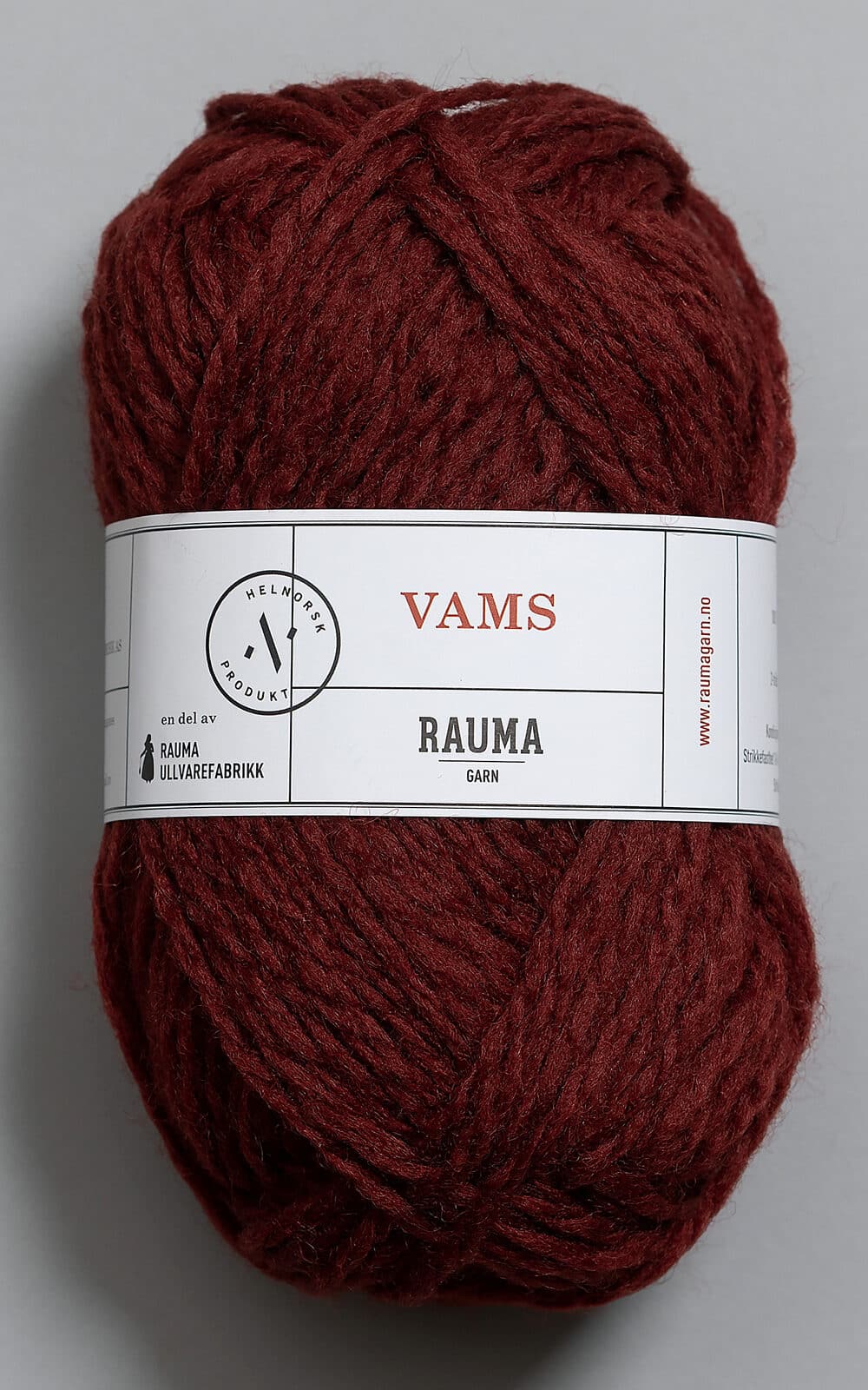 Vams - 105 Kobberrød - Garn - Rauma