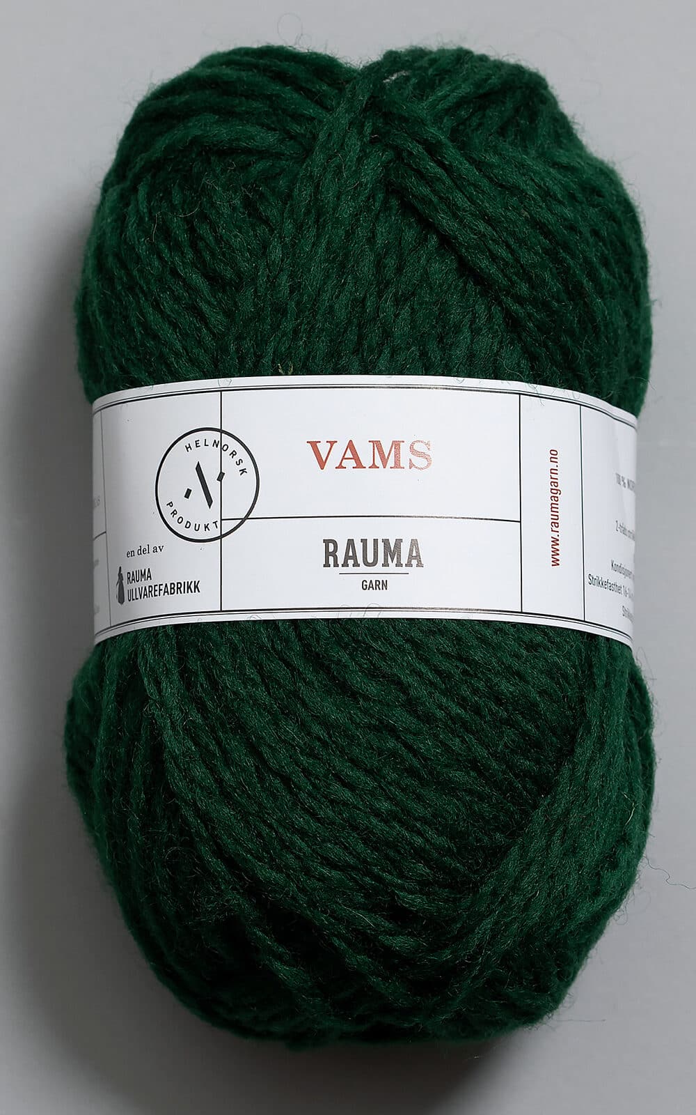Vams - 109 Dyp grøn - Garn - Rauma