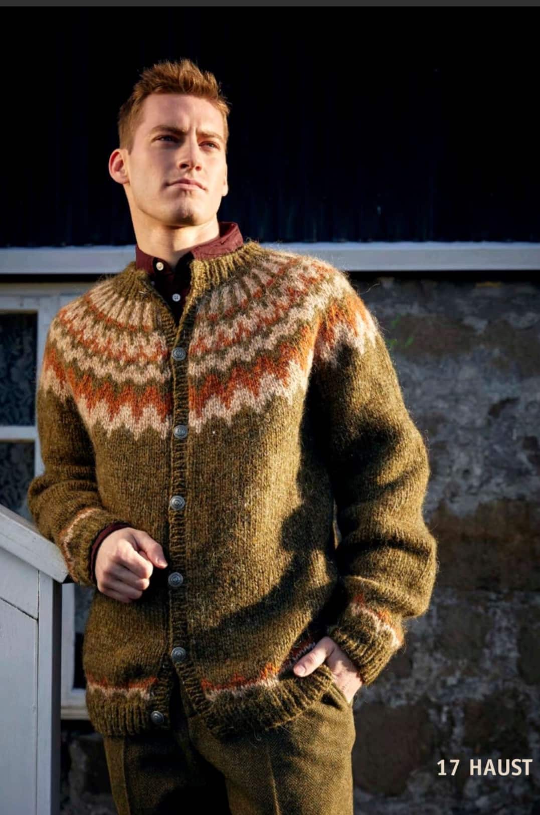 37-17 Hauts i alafosslopi - Opskrifter til Álafoss > Herre-istex - Hillesvåg