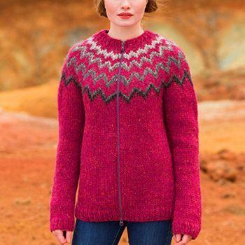 33-1 Blær i Álafass Lopi - Dame-istex > Opskrifter til Álafoss - Hillesvåg