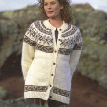 18-8 Dame 1 i Álafoss Lopi - Dame-istex > Opskrifter til Álafoss - Hillesvåg