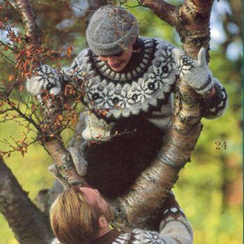 12-24 Dame i Álafosslopi - Dame-istex > Opskrifter til Álafoss - Hillesvåg