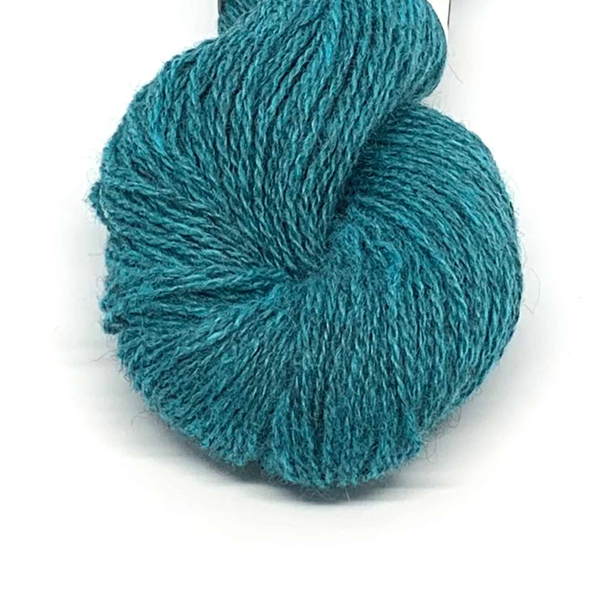 Tinde - 652106 turkis - Strikkegarn > Strik norsk trøje > Hillesvåg > Tinde - Hillesvåg