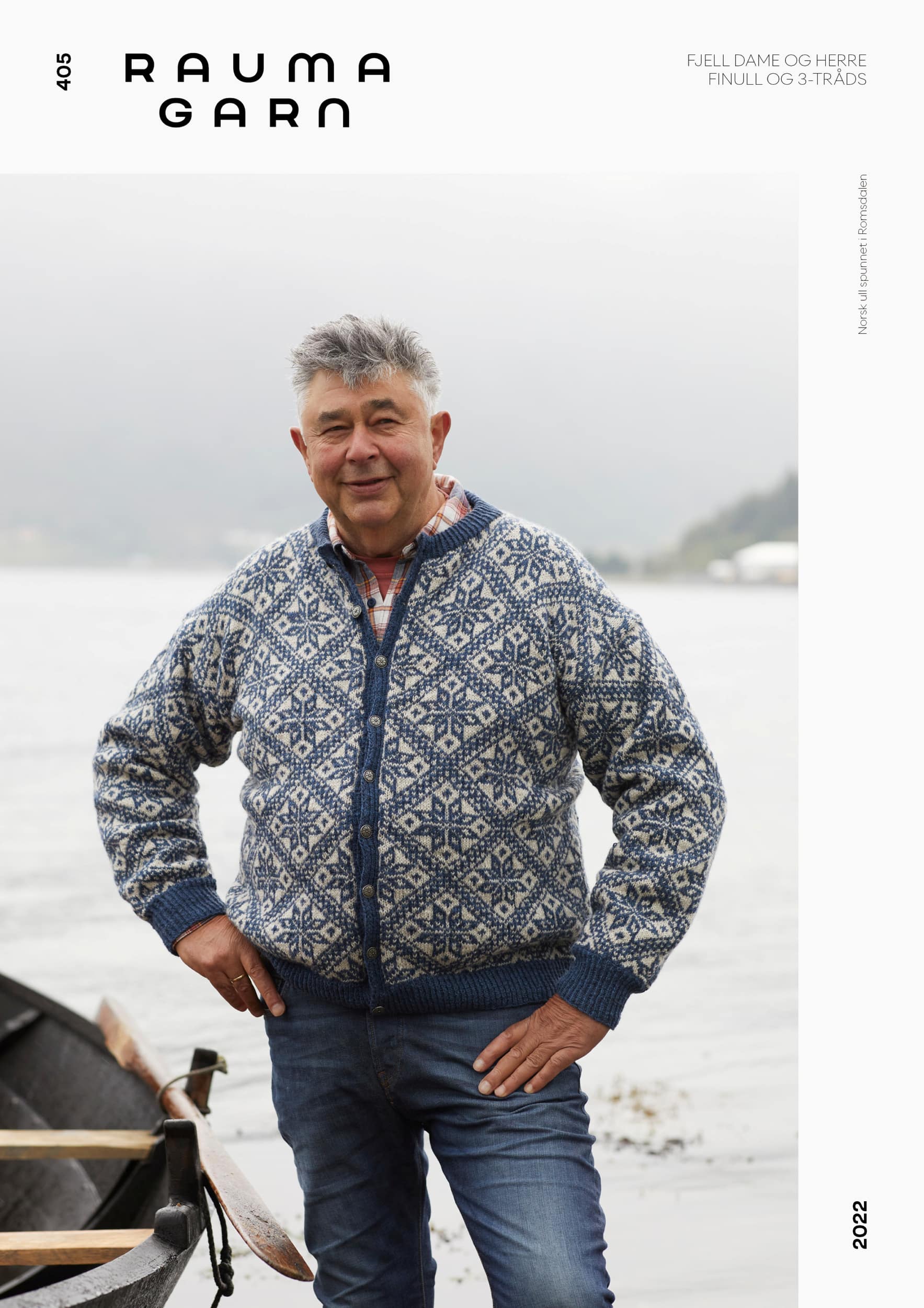 405 Fjell til voksen hæfte - Rauma opskrifter > Dame Rauma > Herre Rauma > 3-tråds Opskrifter > Finull Opskrifter > Rauma Opskrifter hæfter - Nordisk Garn