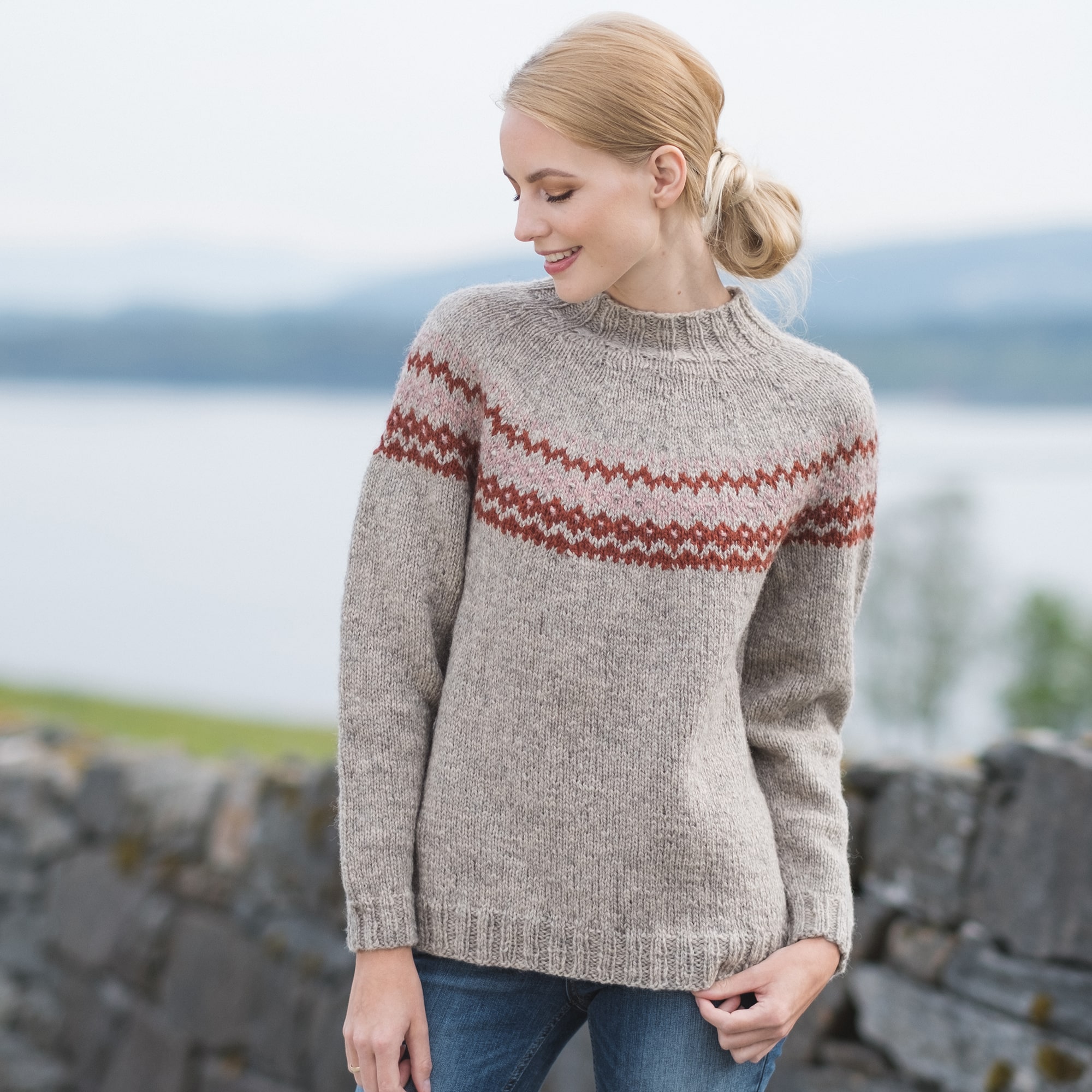 Nika genser Varde/Vidde - Garn - Hillesvåg