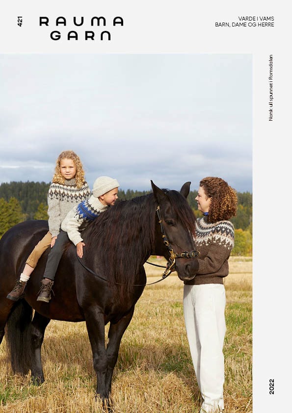 421 Varde i Vams, barn, dame og herre Hæfte - Rauma opskrifter > Børn Rauma > Dame Rauma > Herre Rauma > Vams Opskrifter > Rauma Opskrifter hæfter - Rauma