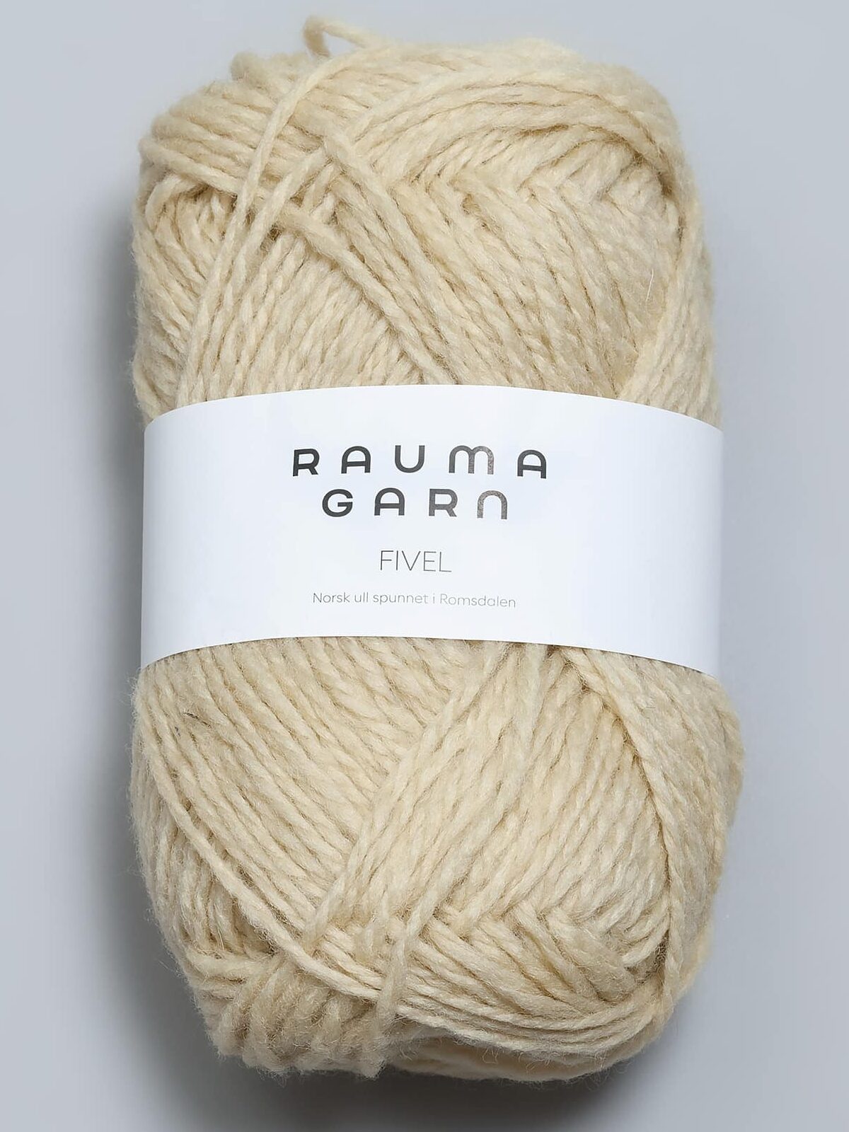 Fivel - 08 Lys strågul - Garn - Rauma
