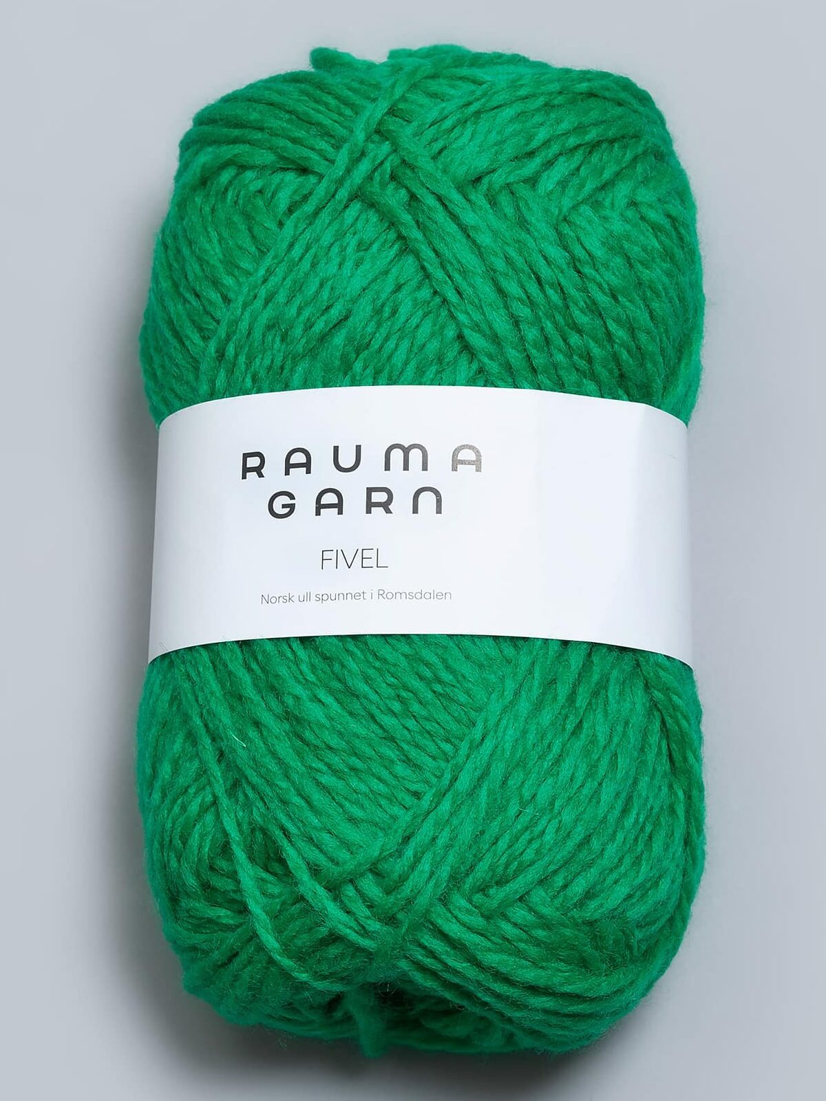 Fivel - 10 Emerald grøn - Garn - Rauma