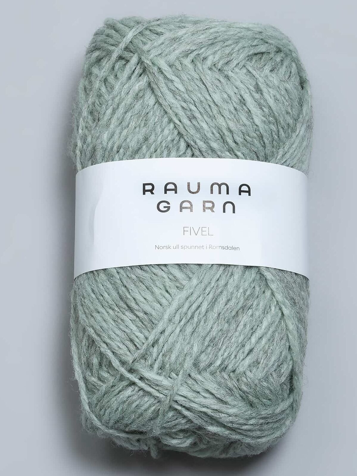 Fivel - 301 Mintgrøn meleret - Garn - Rauma