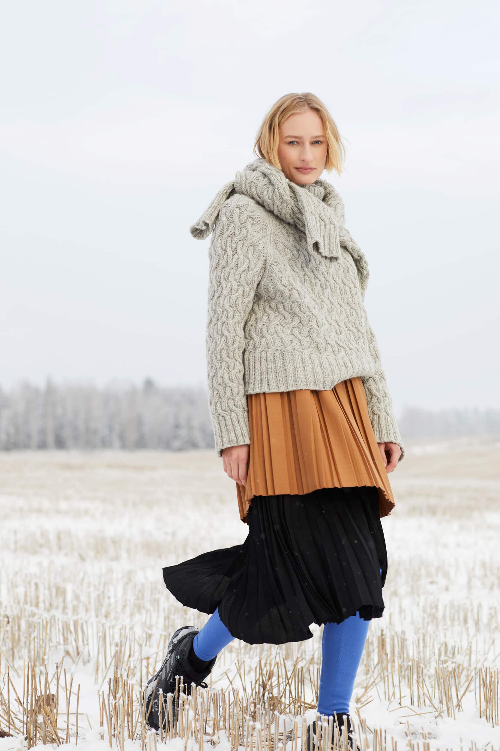 Florens flettegenser 425-1 - Garn - Hillesvåg