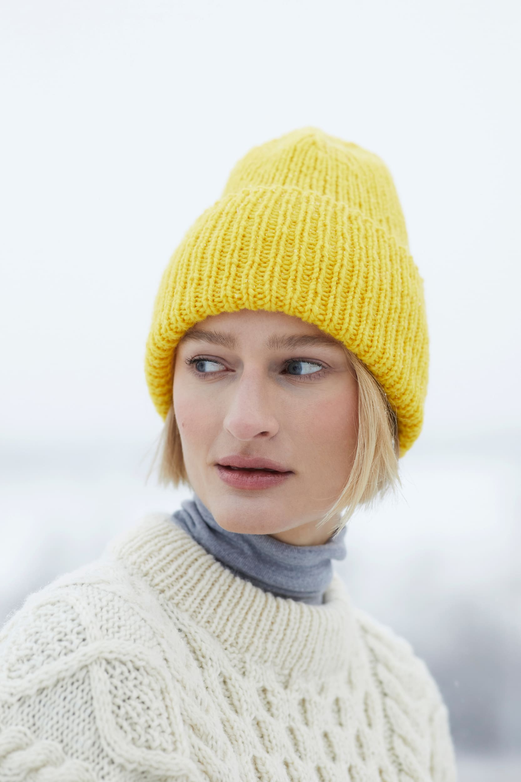 Billie ribbelue og votter 425-4 - Garn - Nordisk Garn