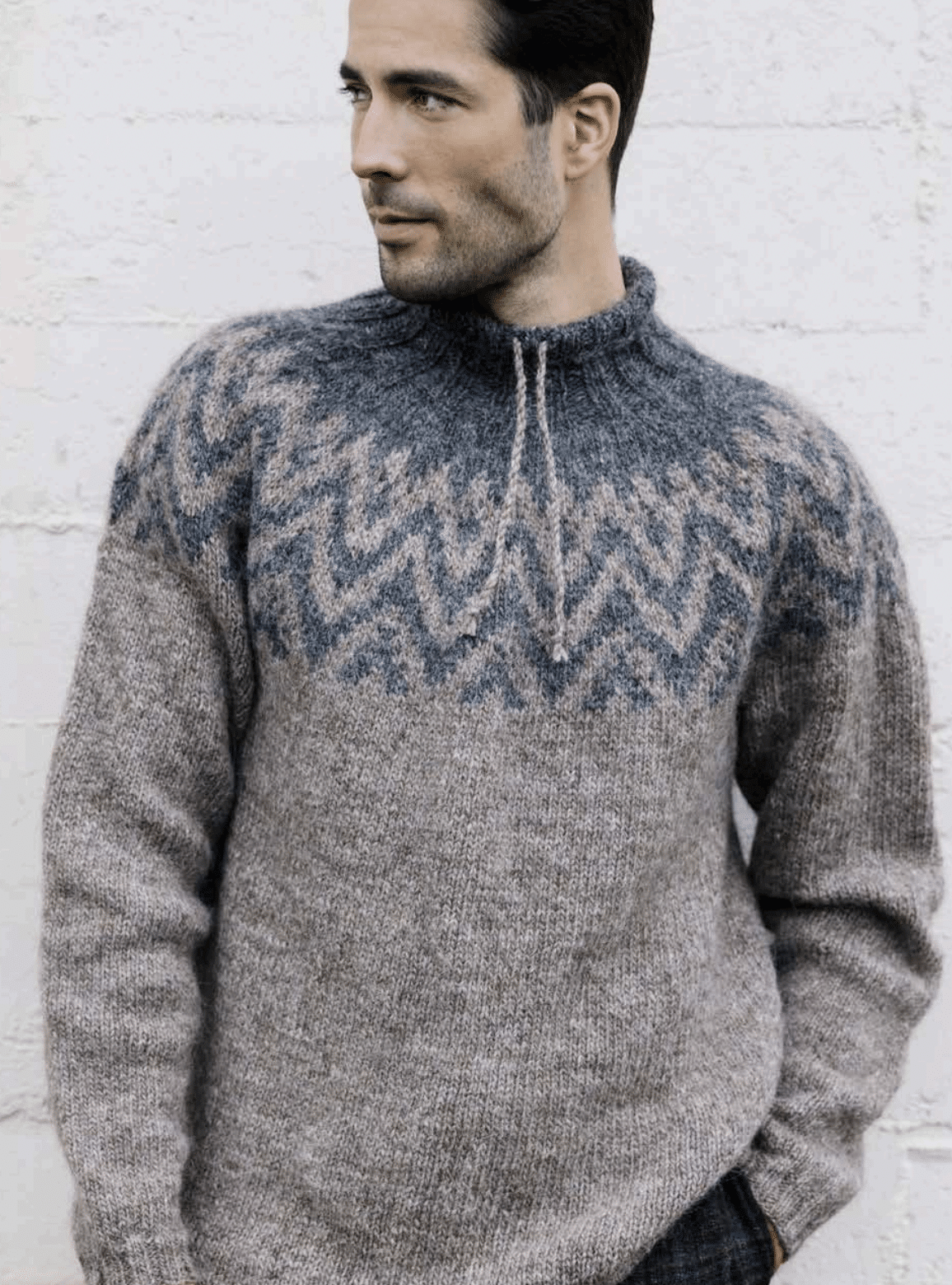 41-28 Fjall Lettlopi - Opskrifter til Letlopi > Herre-istex - Nordisk Garn