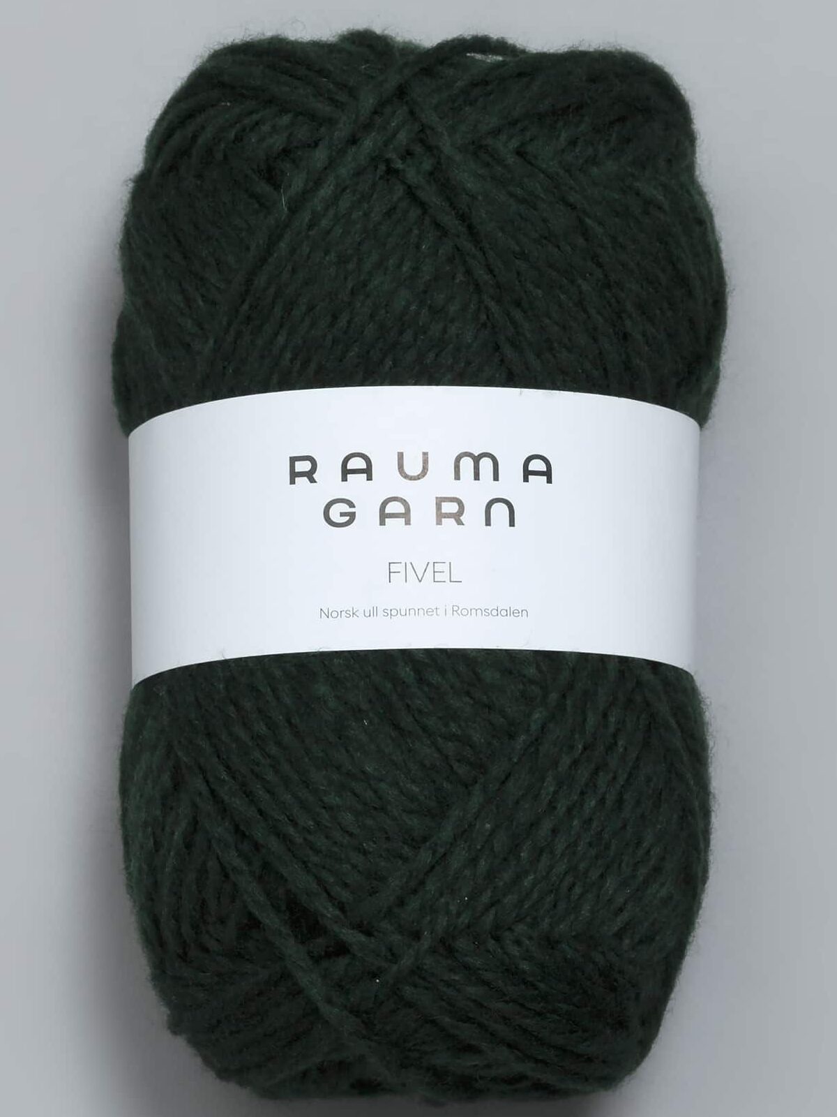Fivel - 24 Mørk grønn - Garn - Rauma