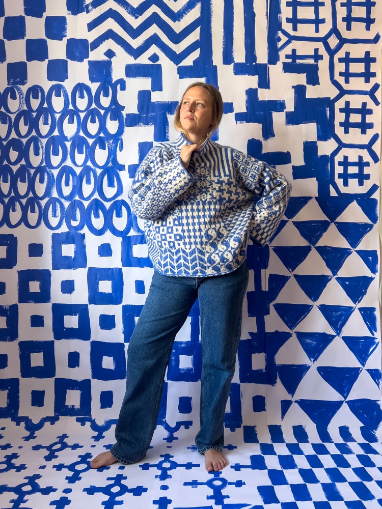 440-4 Nordic Mix Sweater - Til download - Garn - Rauma