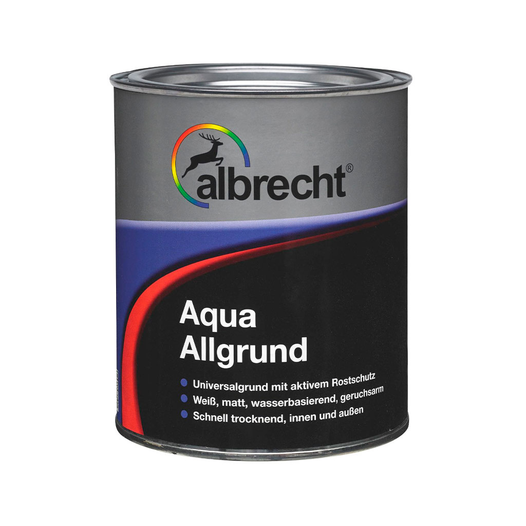 Albrecht AQUA Universalgrunder-Standard hvid-2,5 liter