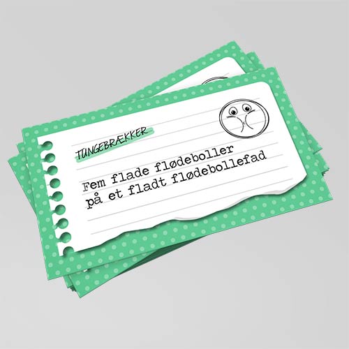 Tungebrækkere - Madpakkesedler