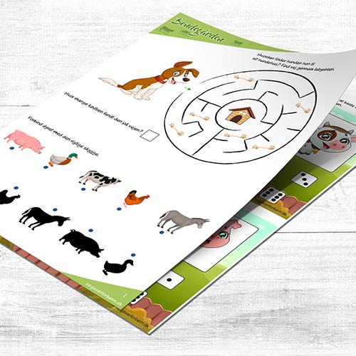 Bondegården opgavehæfte - fra 4 år