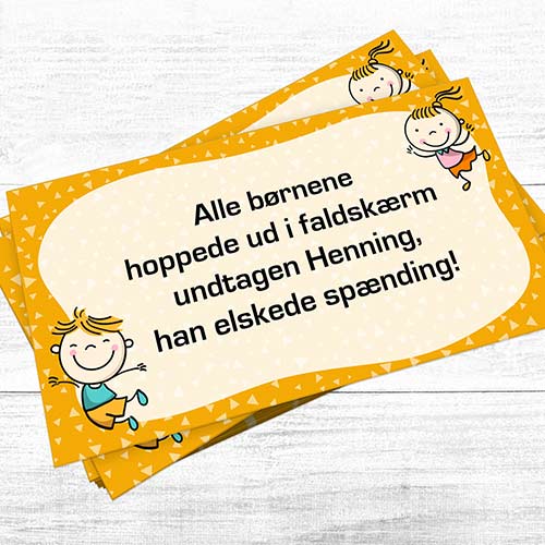 Alle børnene jokes 2 - Madpakkesedler