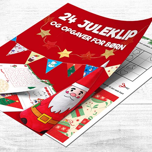 Kreativ julekalender - 24 flotte juleklip og 24 sjove opgaver