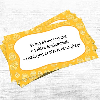 Påskevittigheder - Madpakkesedler