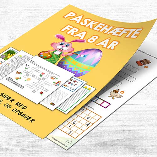 Opgavehæfte i påsketema til børn fra 8 år