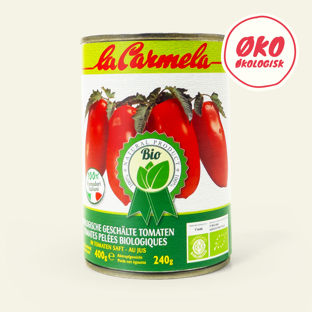 La Carmela Pelati Tomater (Øko)