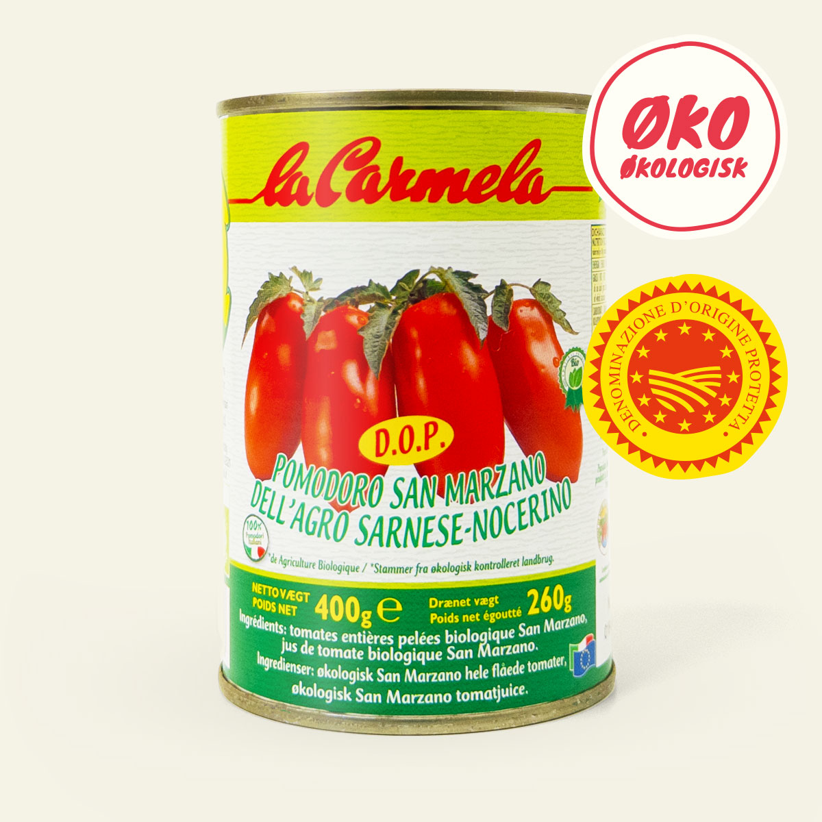 La Carmela San Marzano D.O.P. Tomater (Øko)