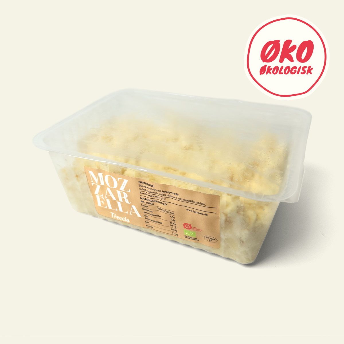 La Treccia Mozzarella Julienne (Øko)