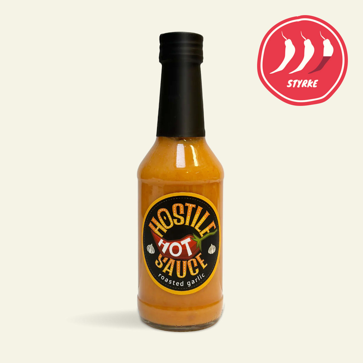 Hostile Hot Sauce Roasted Garlic