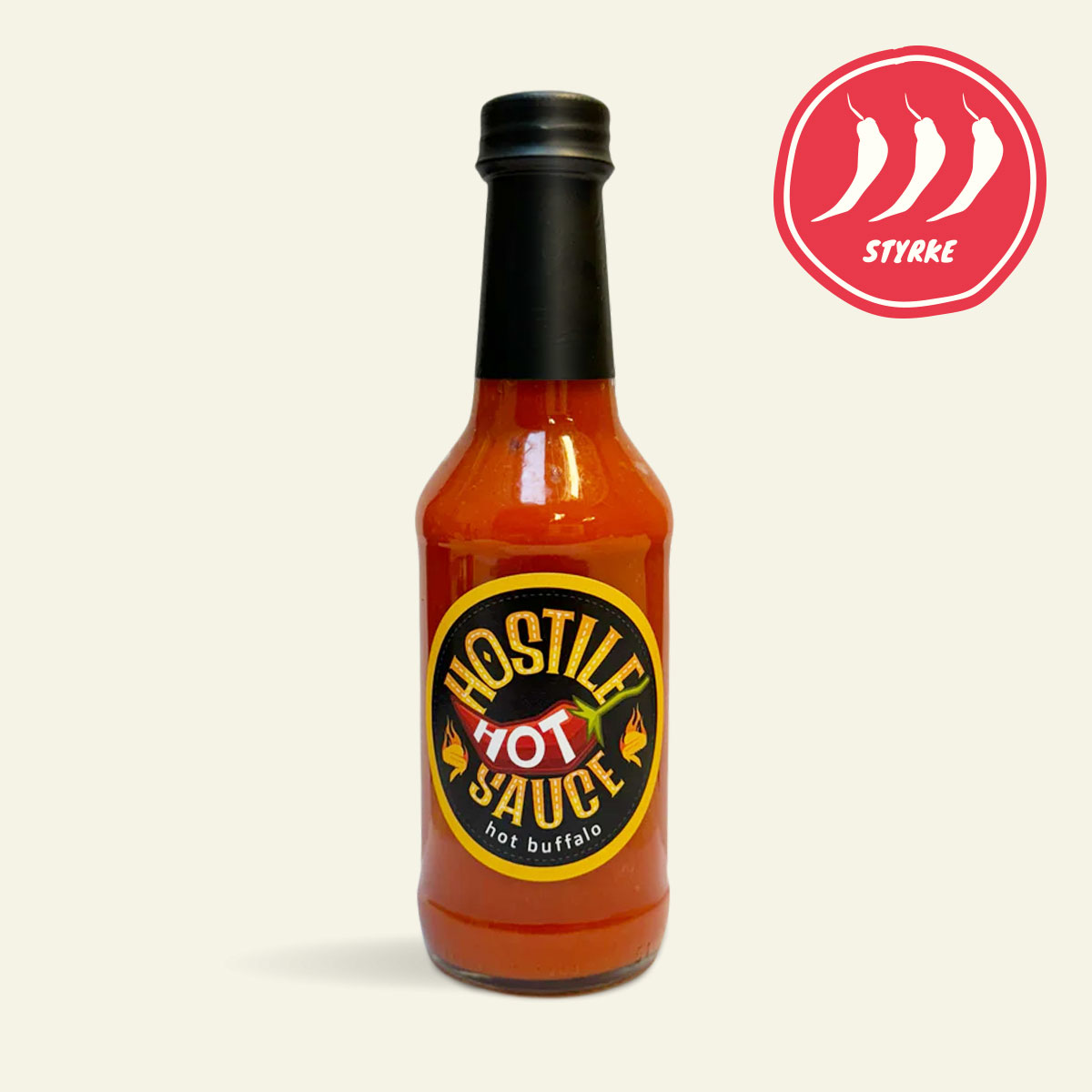 Hostile Hot Sauce Hot Buffalo