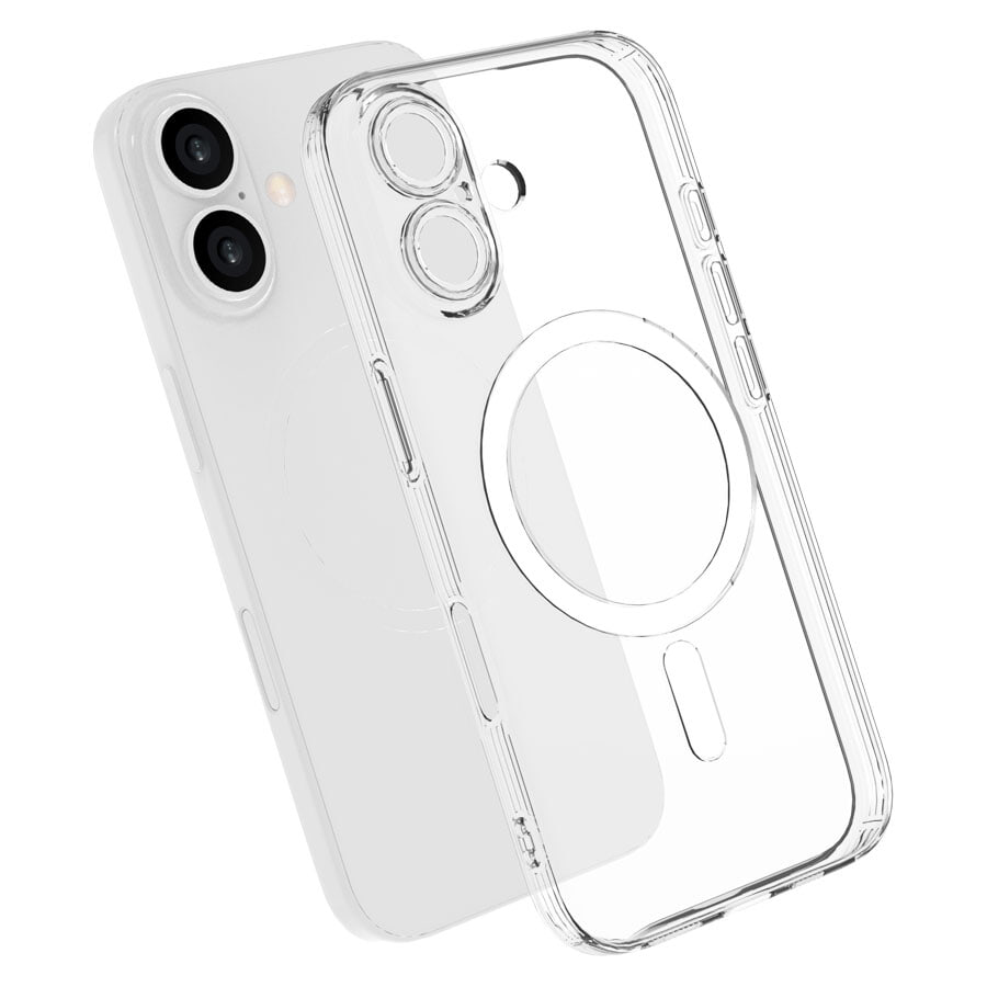Lippa MagSafe iPhone 16 Cover, Gennemsigtig