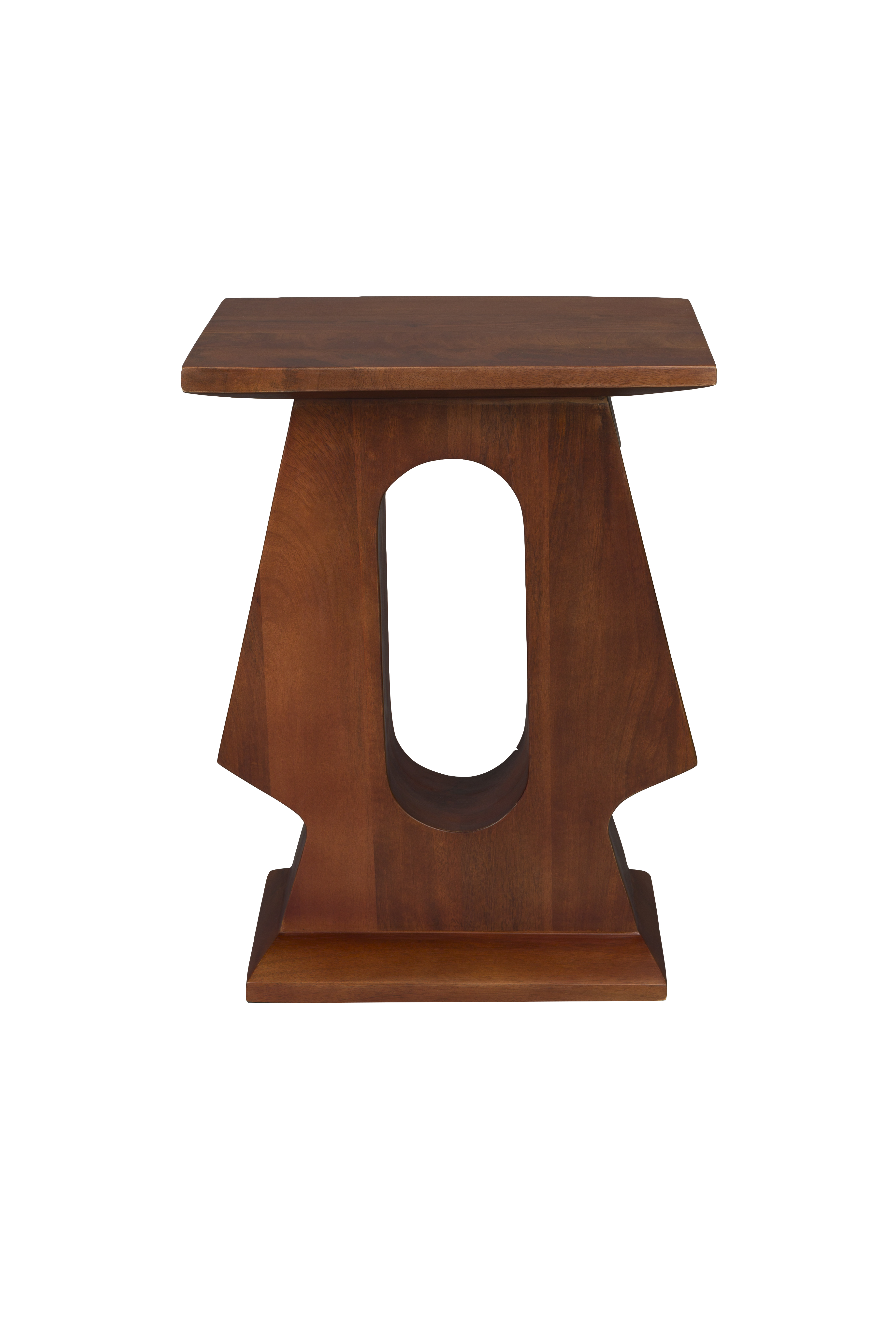 DUTCHBONE Pilaster sidebord, rektangulær - valnøddefarvet mangotræ (35x25)