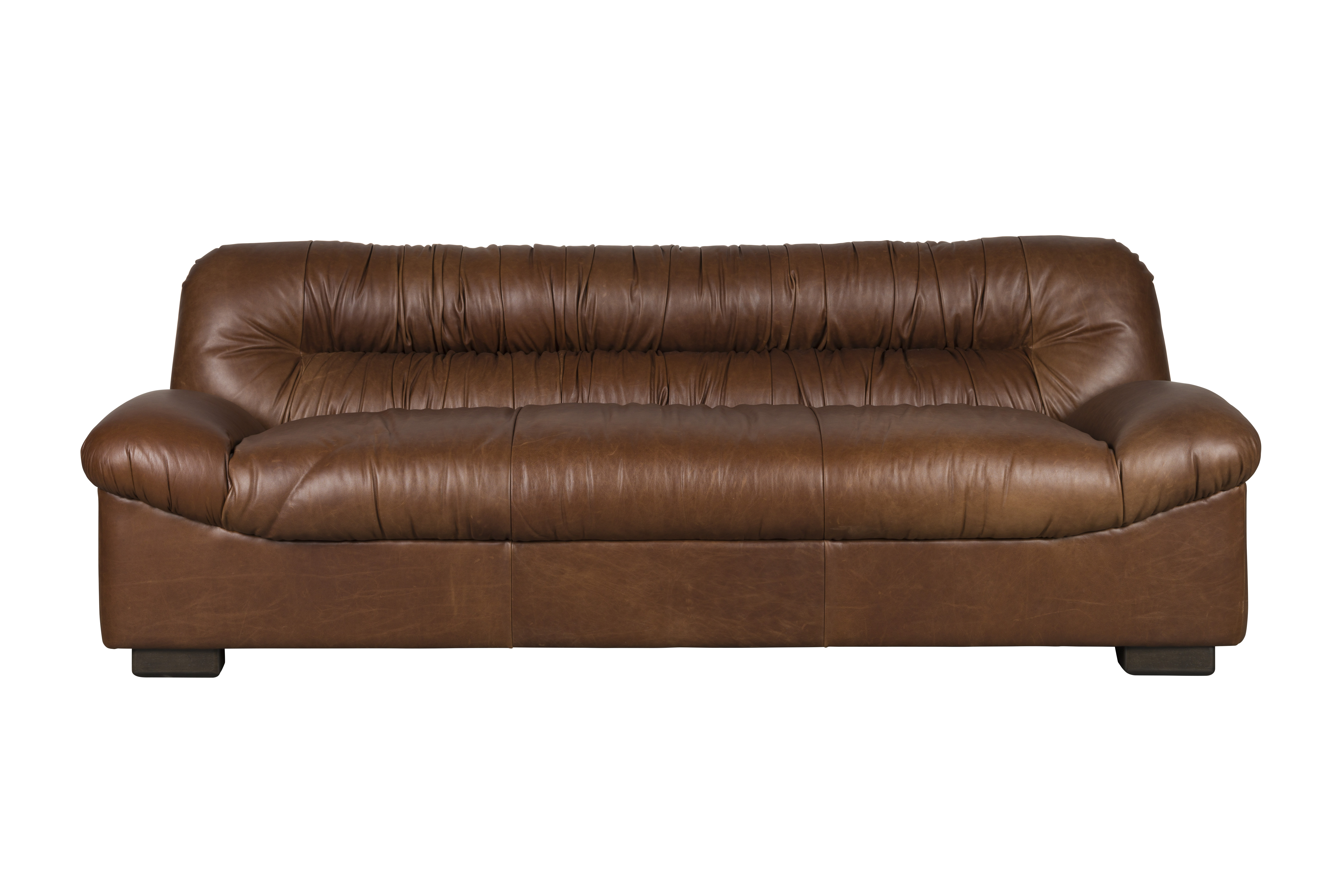DUTCHBONE Douglas sofa - chokolade læder og og træ