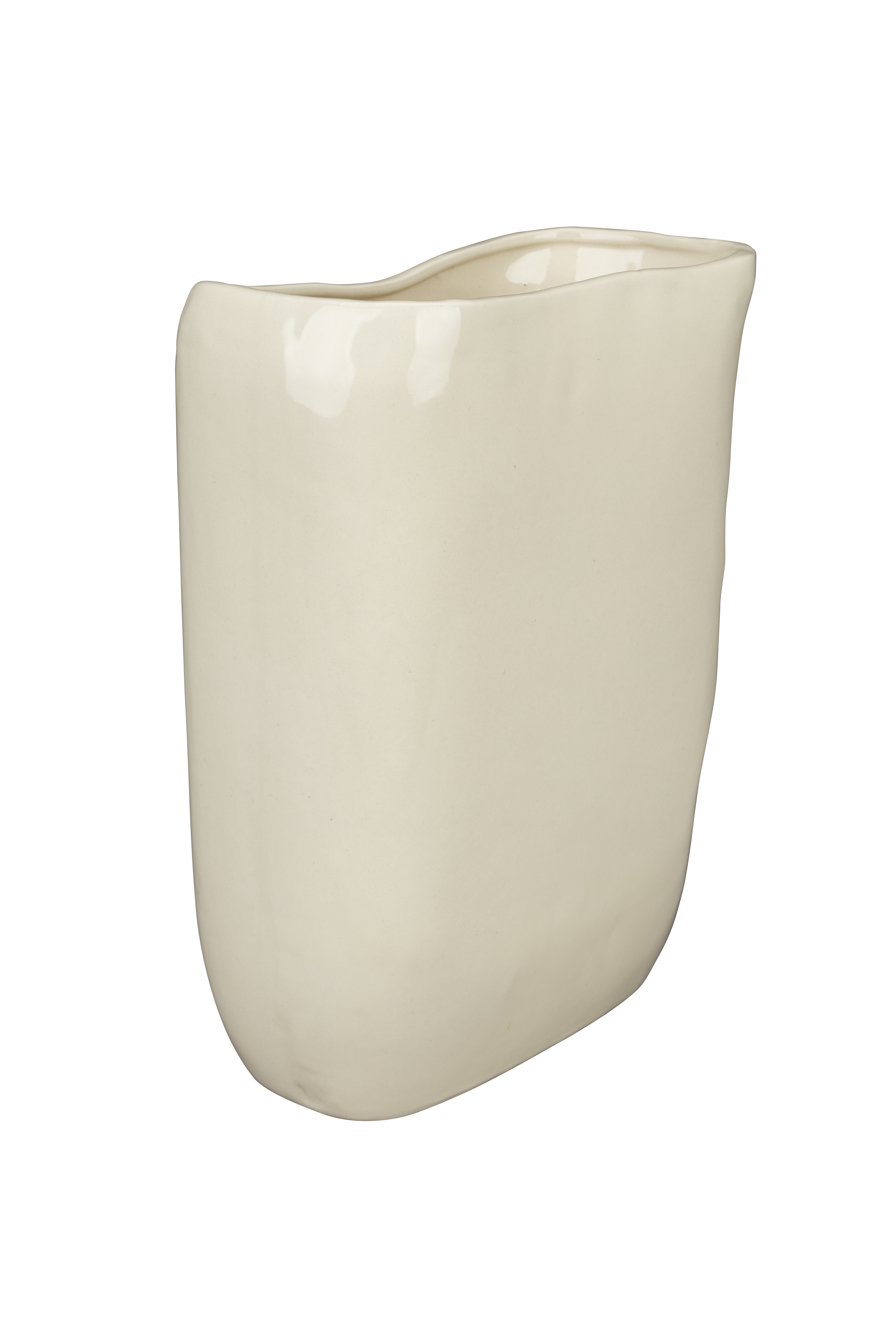DUTCHBONE Edna vase, M - beige keramik
