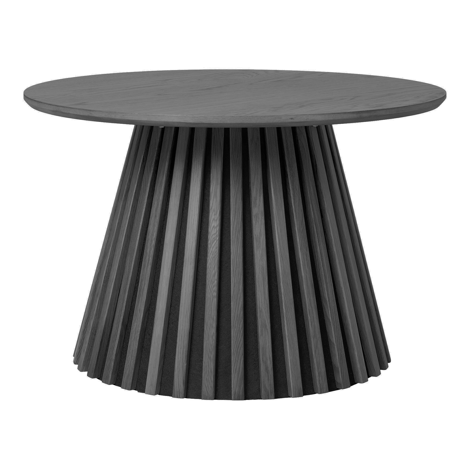 HOUSE NORDIC Osaka sofabord, rund - sort egefiner (Ø70)