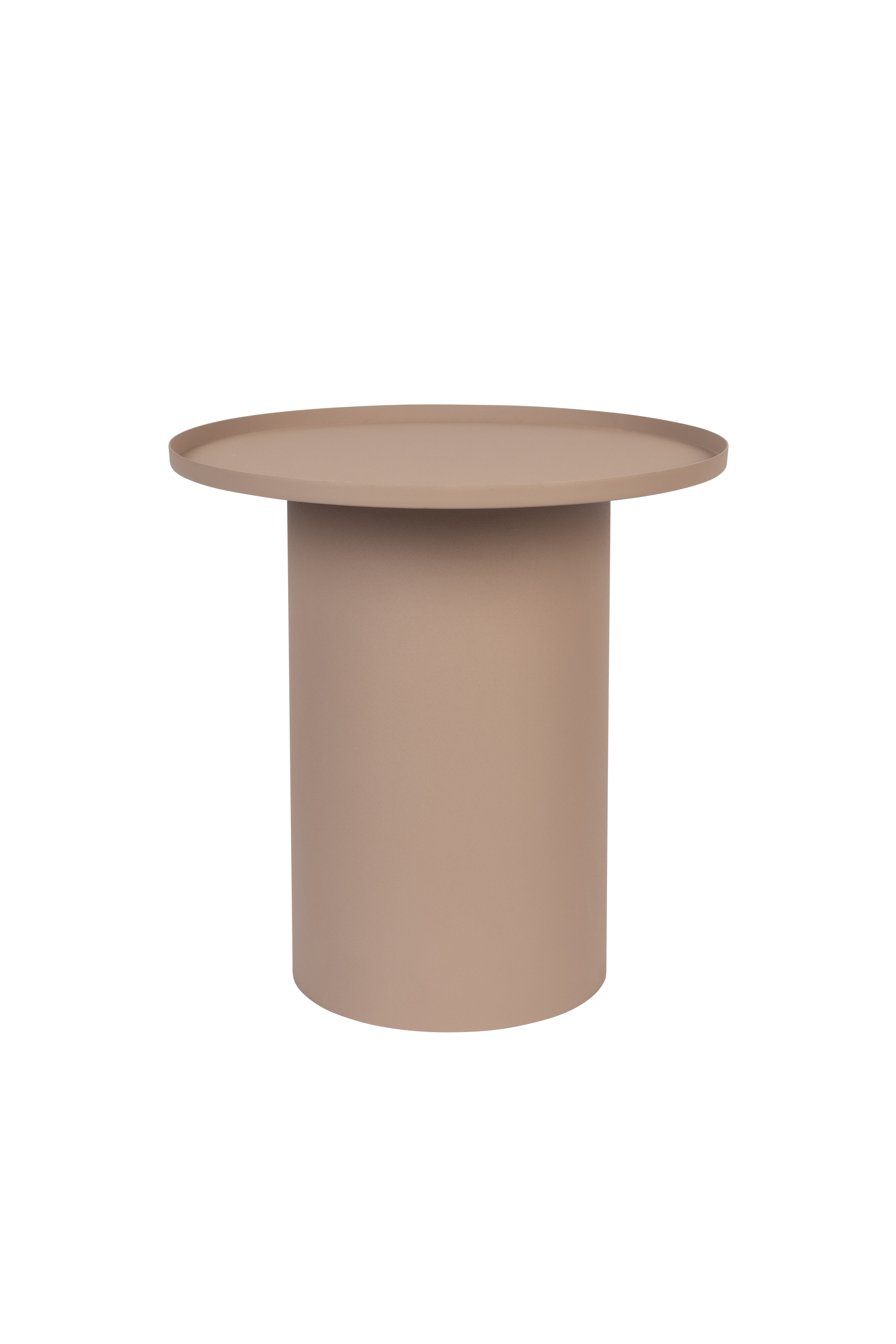 WHITE LABEL LIVING Sverre sidebord, rund - lyserød metal (Ø45,5)