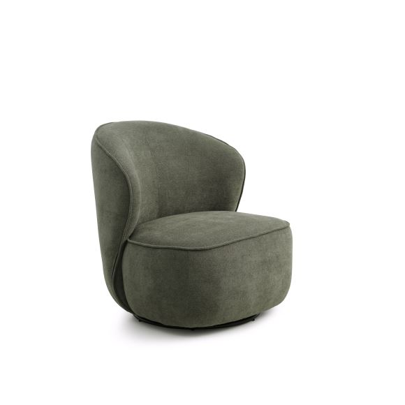 Theo drejestol - mos grøn stof