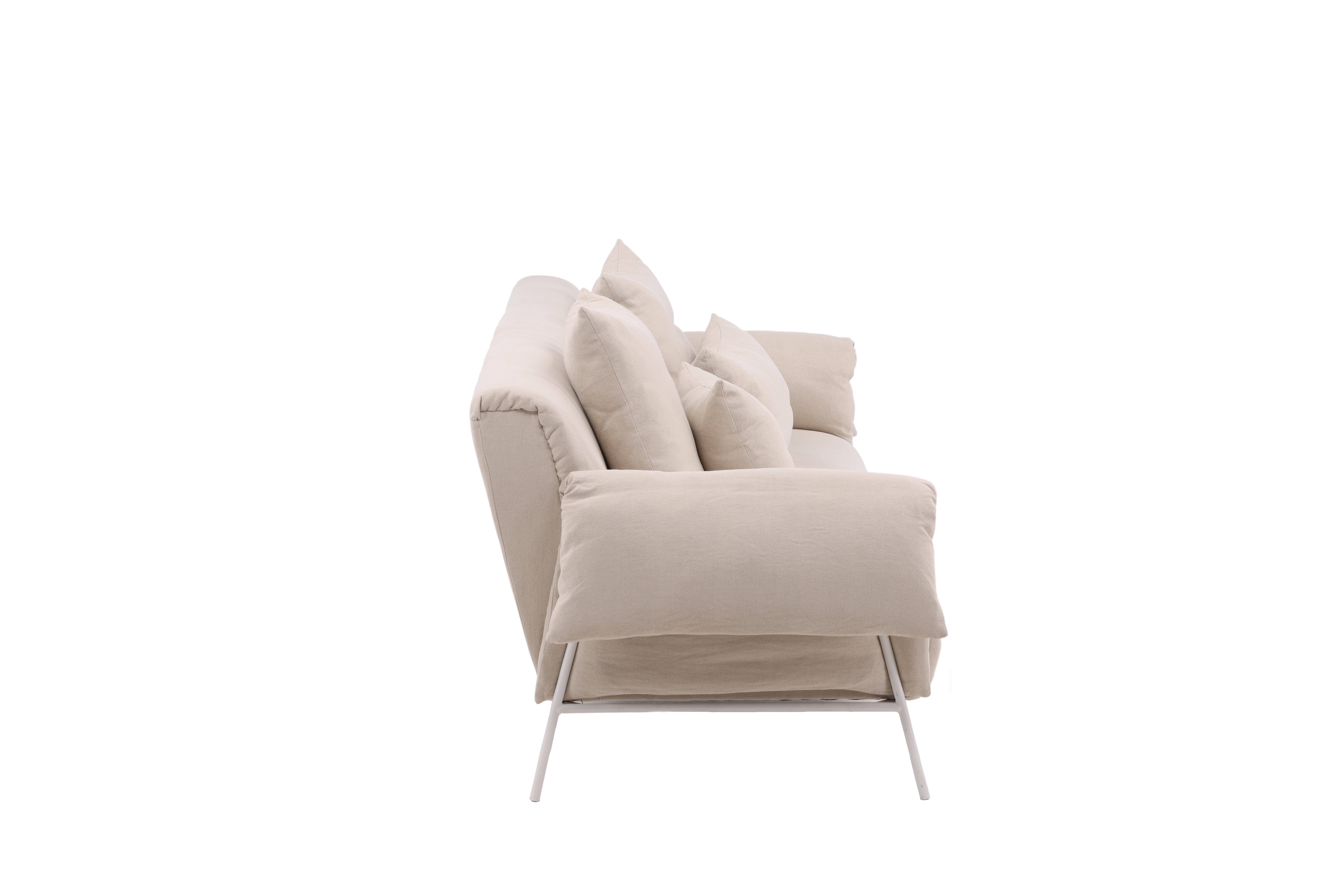 VIND COLLECTION ×ckerö Sofa - Hvid, Stof (linned)