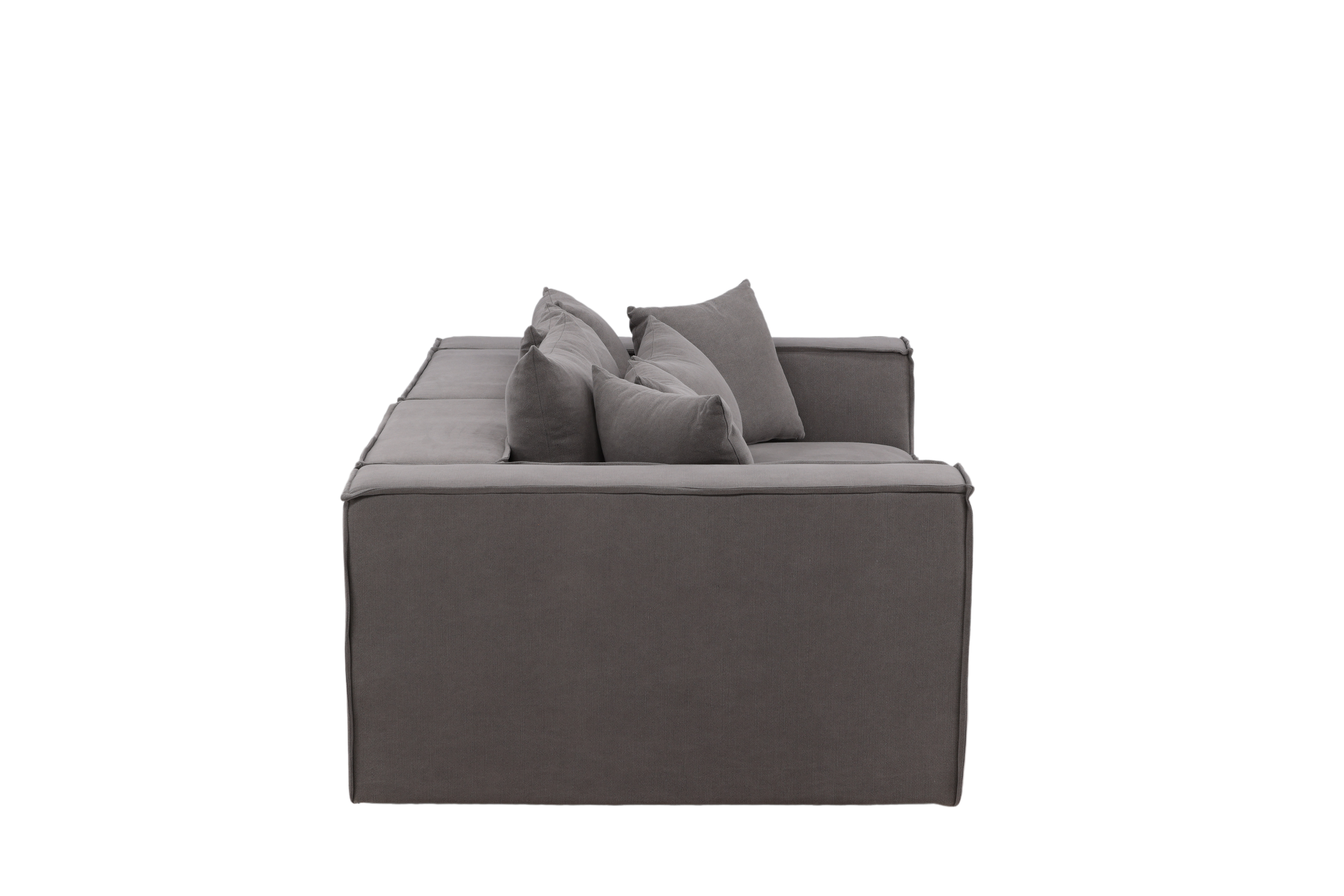 VIND COLLECTION Gillholmen Sofa - Grå, Stof (linned)