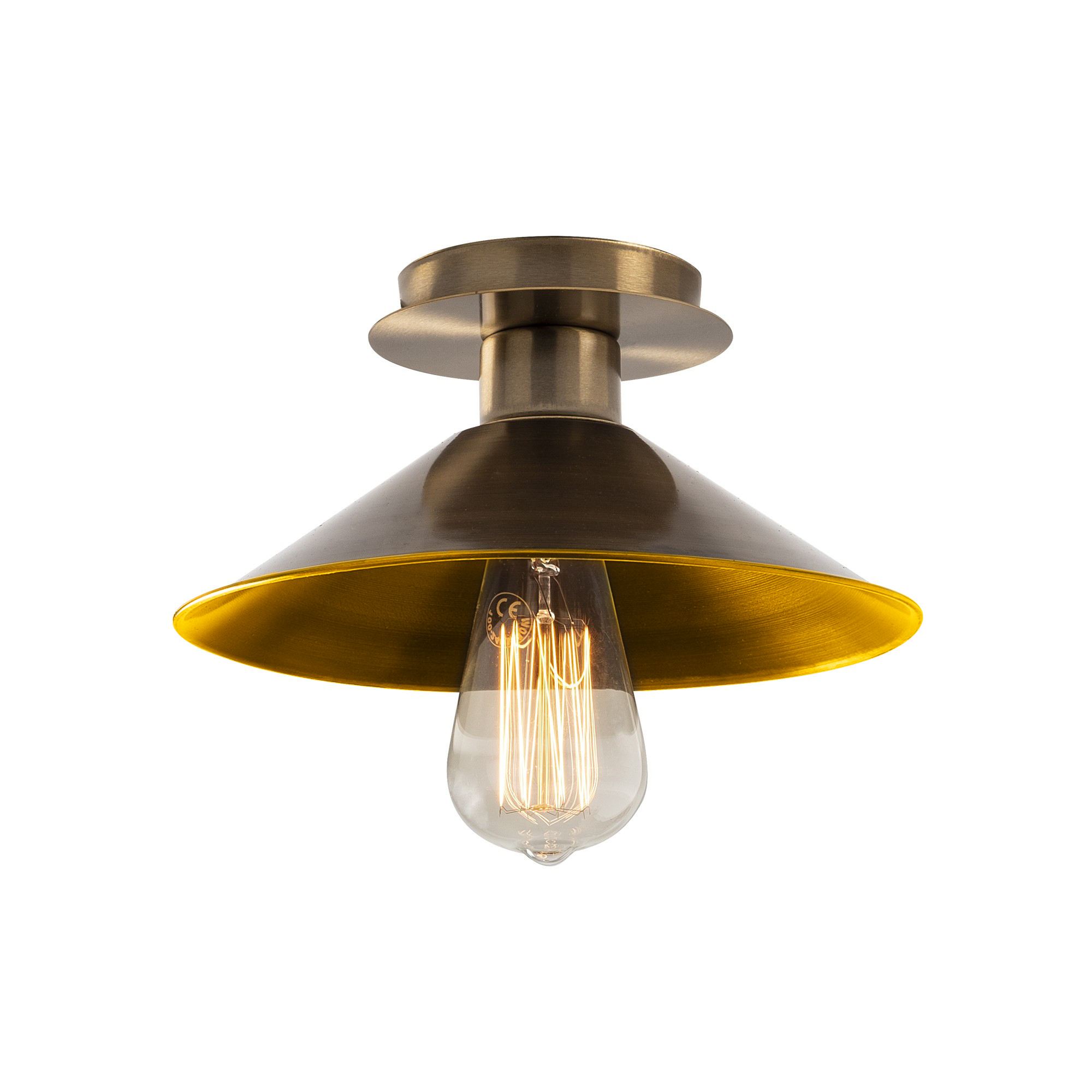 LUMI Phoebra loftlampe - guld metal