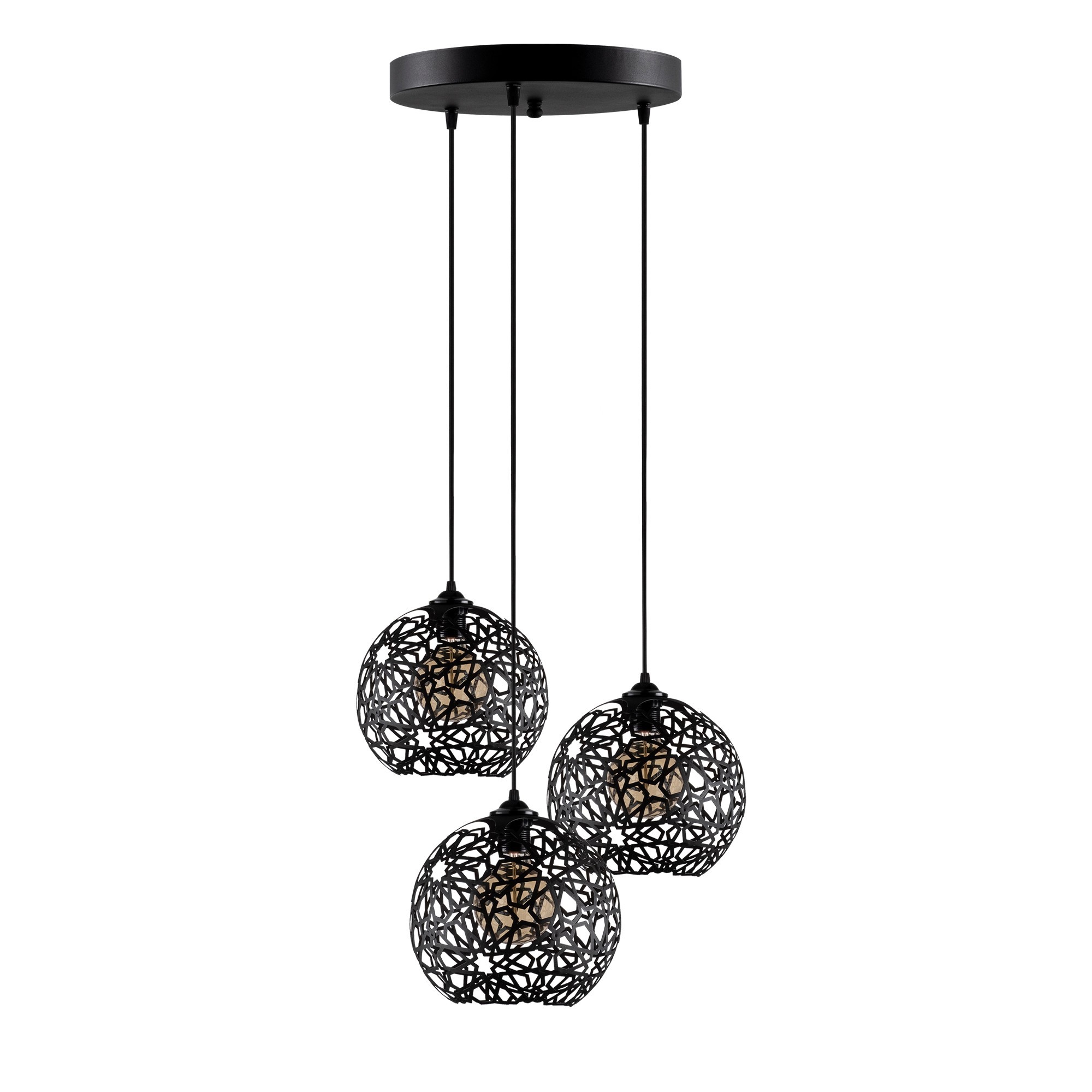 LUMI Foggia loftlampe - sort metal