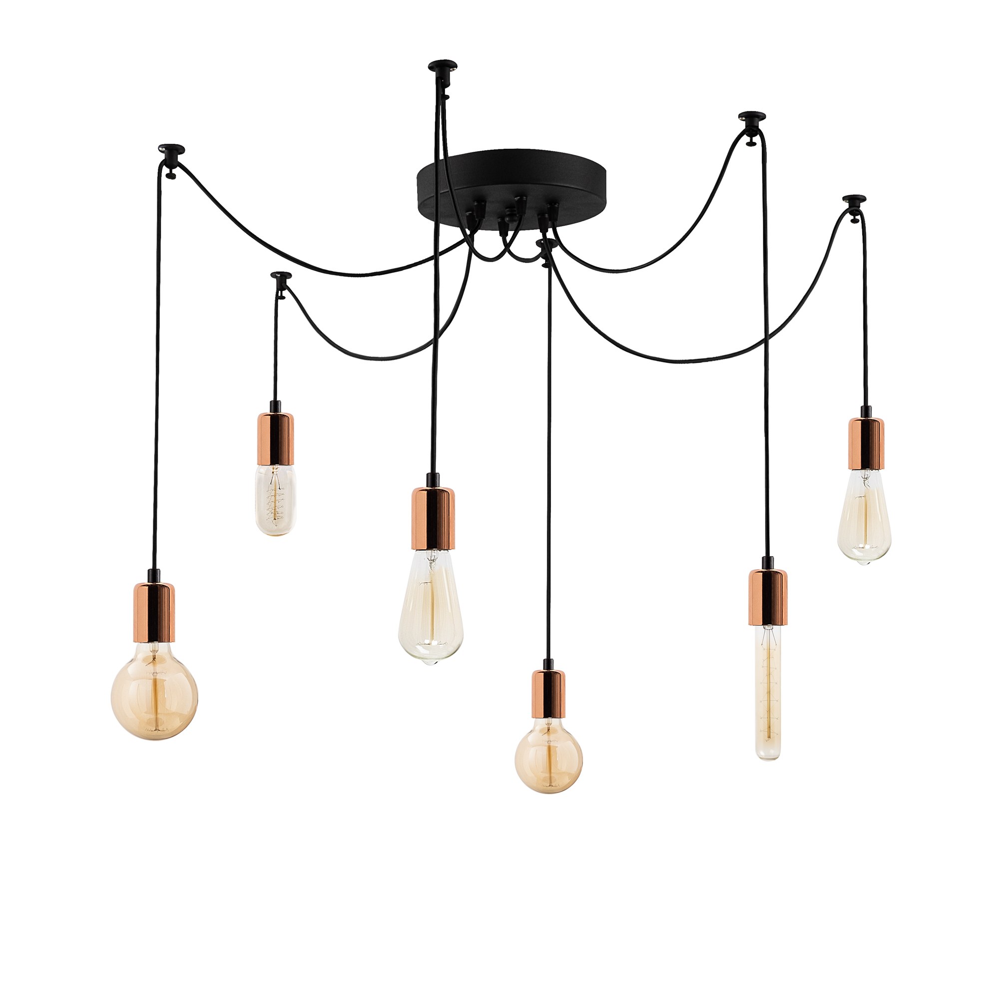 LUMI loftlampe - kobberfarvet metal