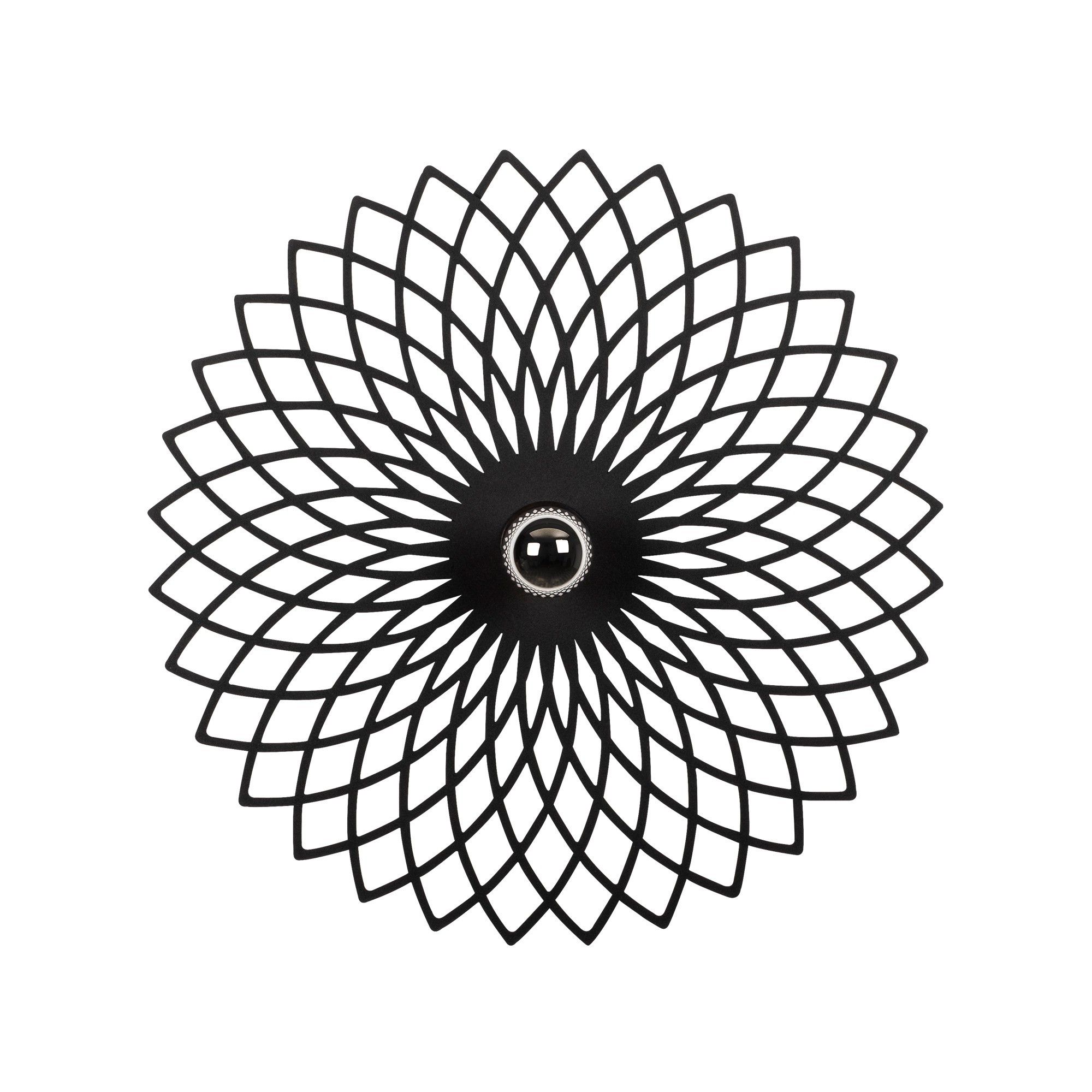 LUMI Châlons væglampe - sort metal