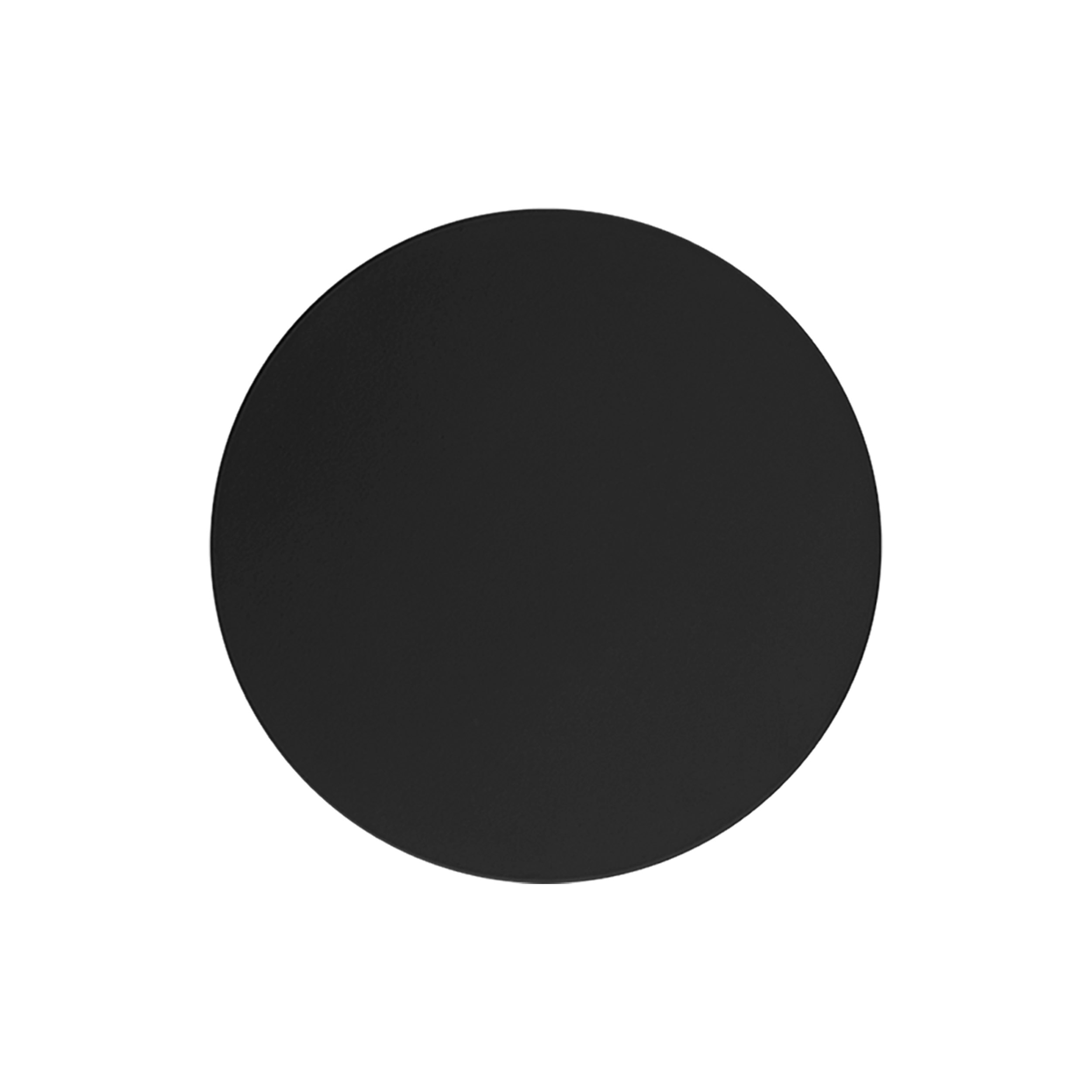 TK Luna væglampe 300, rund - sort metal