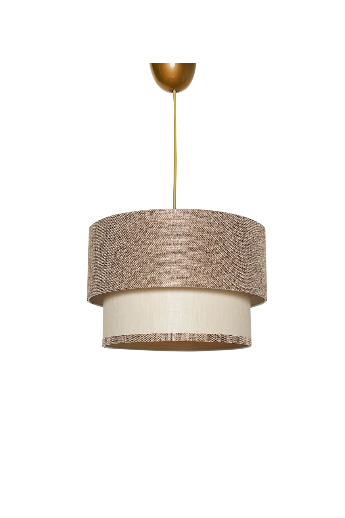 LUMI Agen loftlampe - beige stof og metal