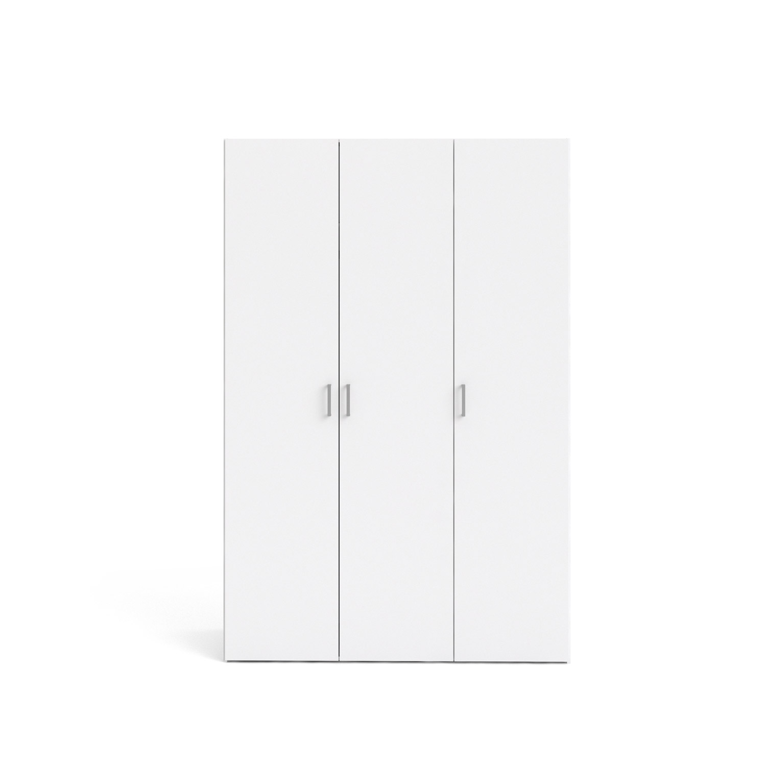 TVILUM Space garderobeskab - hvid træ m. 3 låge