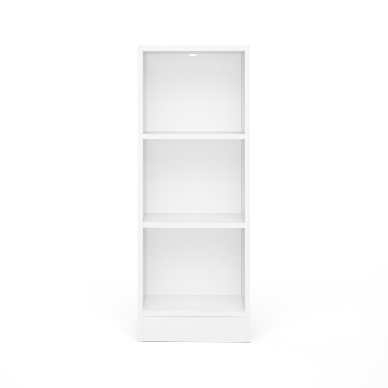 TVILUM Basic bogkasse - hvid, m. 2 hylder (H:107,2cm x40,6cm x 26,72cm)