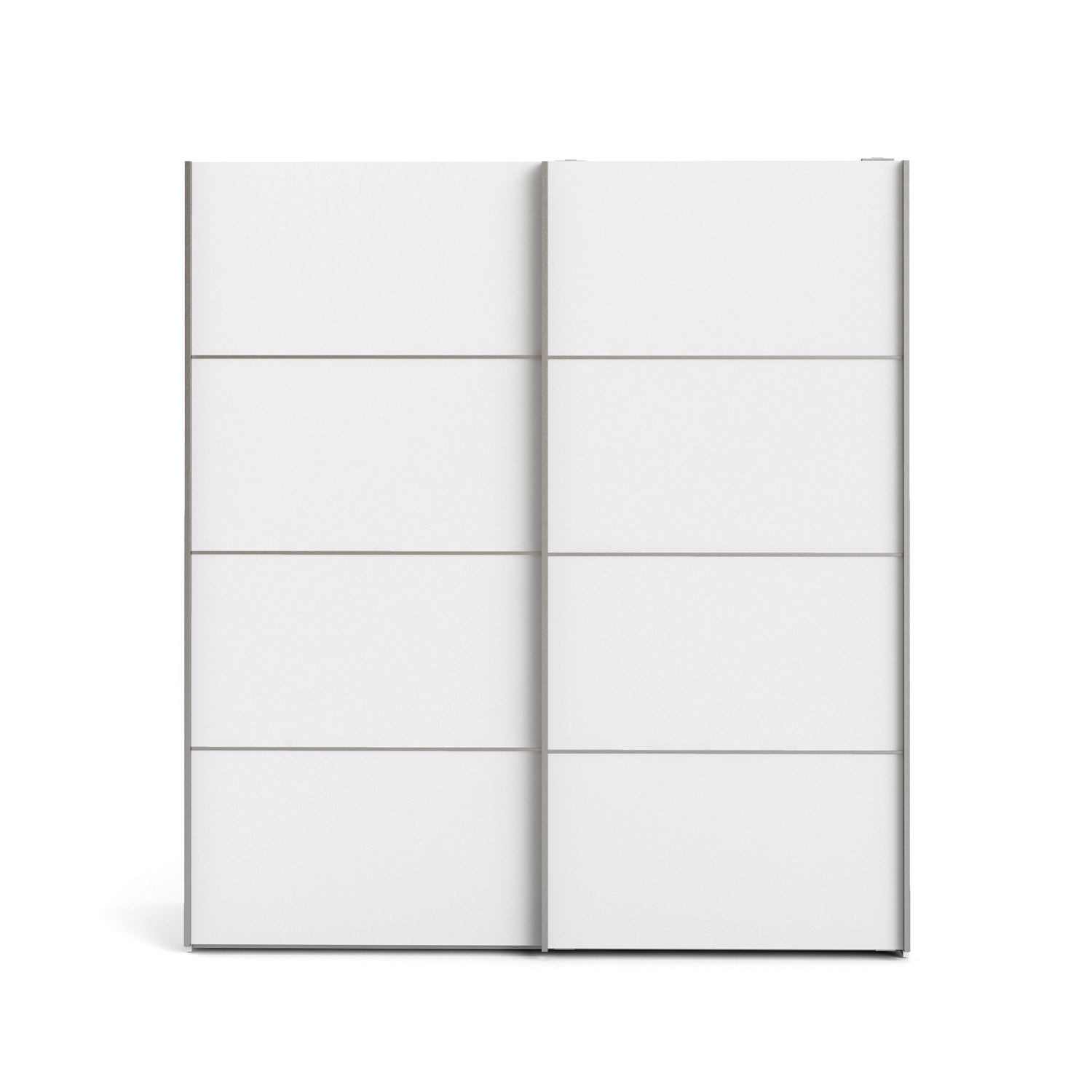 TVILUM verona garderobeskab - hvid træ, 2 skydedøre